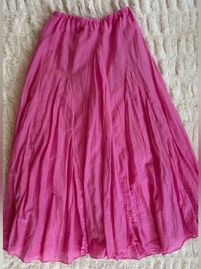 CP Shades Lily Cotton Silk Maxi Skirt